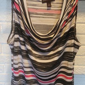 Women''s size large pink & black shirt